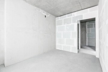 new apartment without finishing