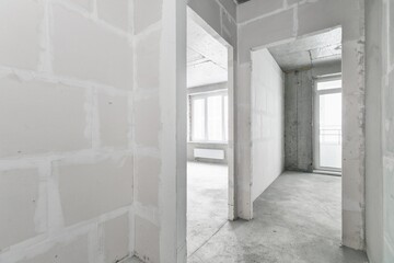 new apartment without finishing