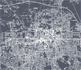 Fototapeta premium map of the city of Giugliano in Campania, Italy