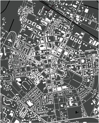 map of the city of Latina, Lazio, Italy