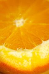 close up of orange