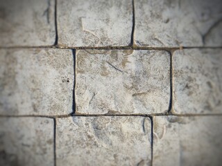 Background and texture stone floor. Blurred background texture. Focus text. Wallpaper and pattern.