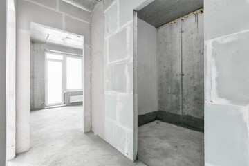 new apartment without finishing