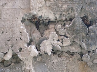 The new plastered wall had a mistake.