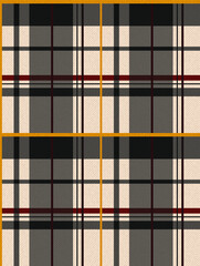Woven plaid vector pattern for textiles