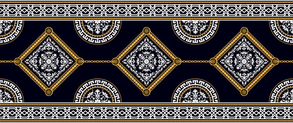 old antique pattern. Grunge oriental card and cover.	