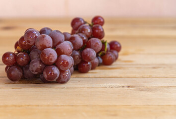Bunch of a pinkish table in selective focus