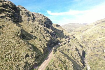 LANDSCAPE OF SEVEN CURVES HUANCAVELICA