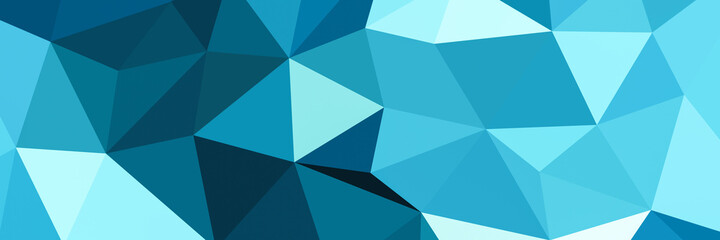 Abstract blue triangle shape background