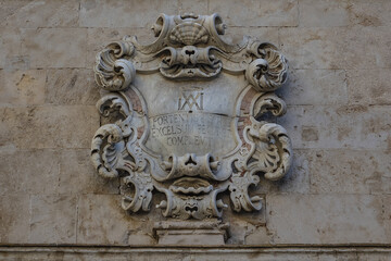 Church Our Lady of Miracles (Chiesa di Santa Maria dei Miracoli, 1547) in Piazza Marina in the historic center of Palermo. Palermo, Sicily, Italy.