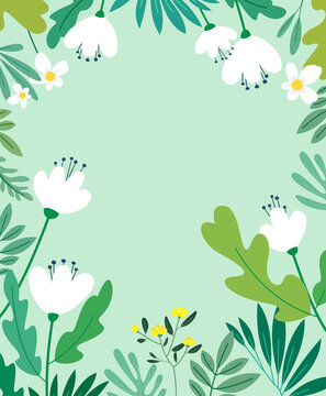 Fototapeta background with spring flowers