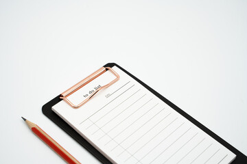 Concept image using weekly planner and pencil and eraser