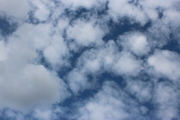 the blue sky and cloud