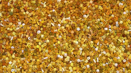 Abstract multicolored background with thousands of beautiful beads