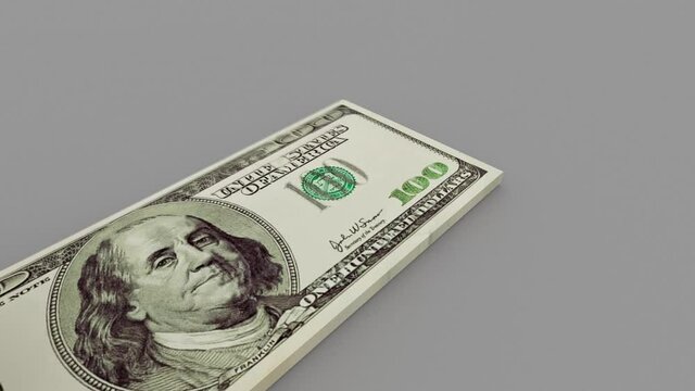 Contando pila de d&oacute;lares