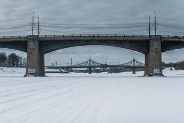 Bridge over the Volga, Tver
