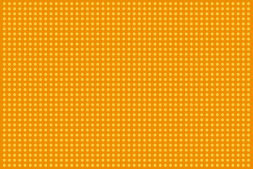 Pop art background. Halftone comic dotted pattern. Yellow print with circles. Cartoon vintage texture. Vector illustration. Geometric duotone backdrop with half tone effect.