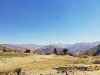 landscape in the andes