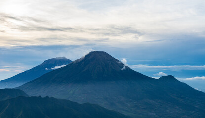 Mountain view from the top of Mount Prau