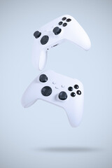 Next Generation game controllers isolated © miglagoa