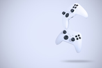 Next Generation game controllers isolated © miglagoa
