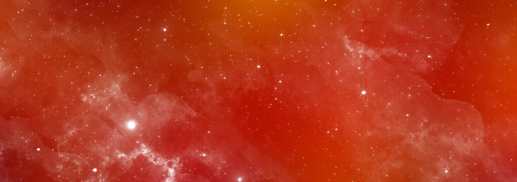 vibrant modern colors abstract nebula and stars banner background with space for text and product placement high resolution 8K