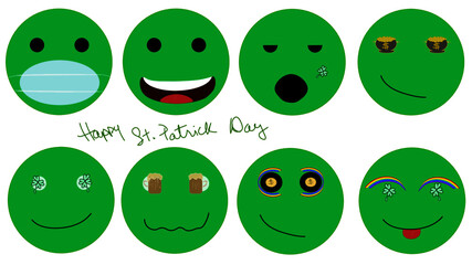 St Patrick's Day Emojis