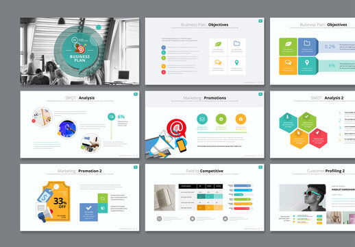 Business Plan Infographic Presentation Layout