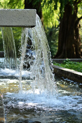 Fototapeta premium Bewegung des Wassers