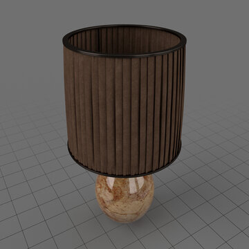 Table lamp with shade 1