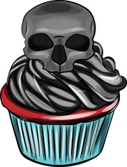 Gothic clipart - Horror cakes - vector art