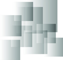 Gray squares with gradient effect, modern cover design. Background and texture of black geometric shapes.