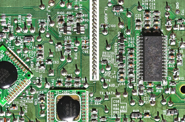 Circuit Board Closeup