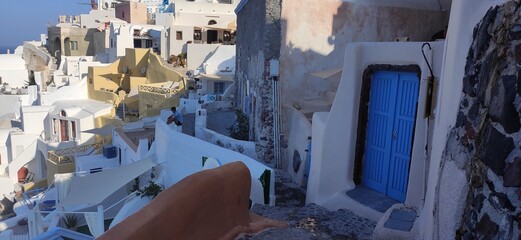 houses in oia city