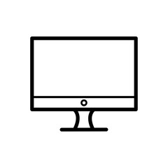 monitor icon, PC icon, computer vector icon