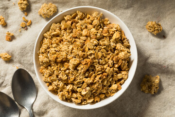 Obraz na płótnie Canvas Organic Healthy Granola Breakfast Cereal