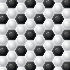 Hexagon football background