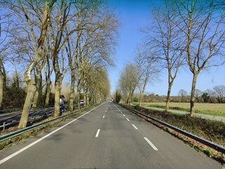 road in the countryside