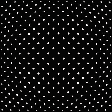Dots Black White Convex. Vector dots pattern. Vector black and white pattern.