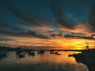atardecer Isla Cristina 