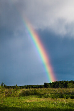 Rainbow against a stormy sky © Елена Жуковская