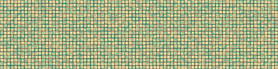 Fototapeta premium Abstract Geometric Pattern generative computational art illustration