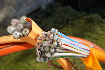 high-speed broadband glass fibre internet cable 