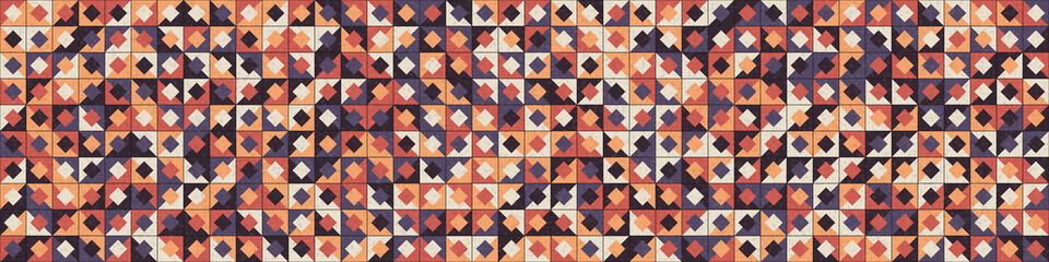 Abstract Geometric Pattern generative computational art illustration