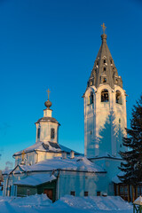 Obraz premium Uspenskaya church (Assumption Church)(1730) in Chukhloma, Kostroma Region.