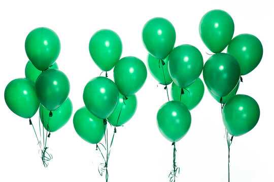 Green Party Balloons