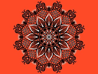 Mandala. Digital art illustration