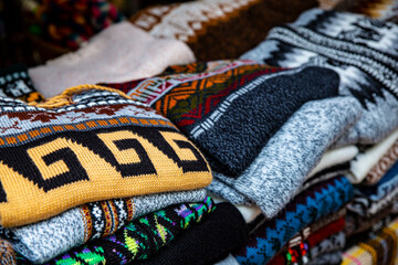 Fototapeta premium Chile, Puerto Montt. Sweaters.