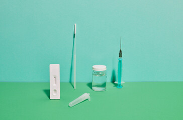 Covid rapid test and vaccination Corona measures Travel time