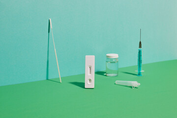 Covid rapid test and vaccination Corona measures Travel time